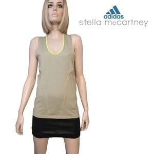 ADIDAS Stella McCartney Fitness Yoga Athletic Workout Top Tank Tunic Shelf Bra